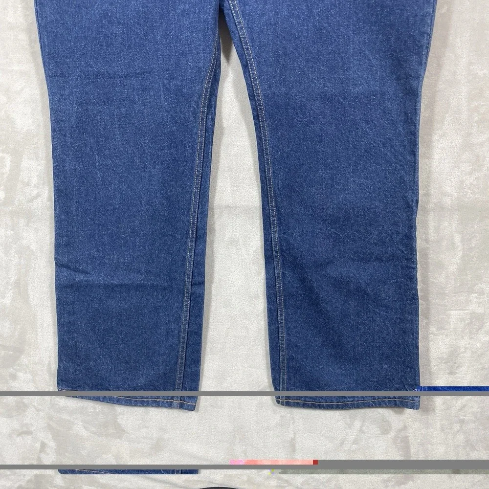 Vtg Levis Orange Tab 517 Jeans Mens 46x32 (fit 44x32) Bootcut USA 90s DARK Wash